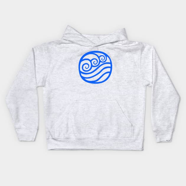 WATER NATION Kids Hoodie by pixtees